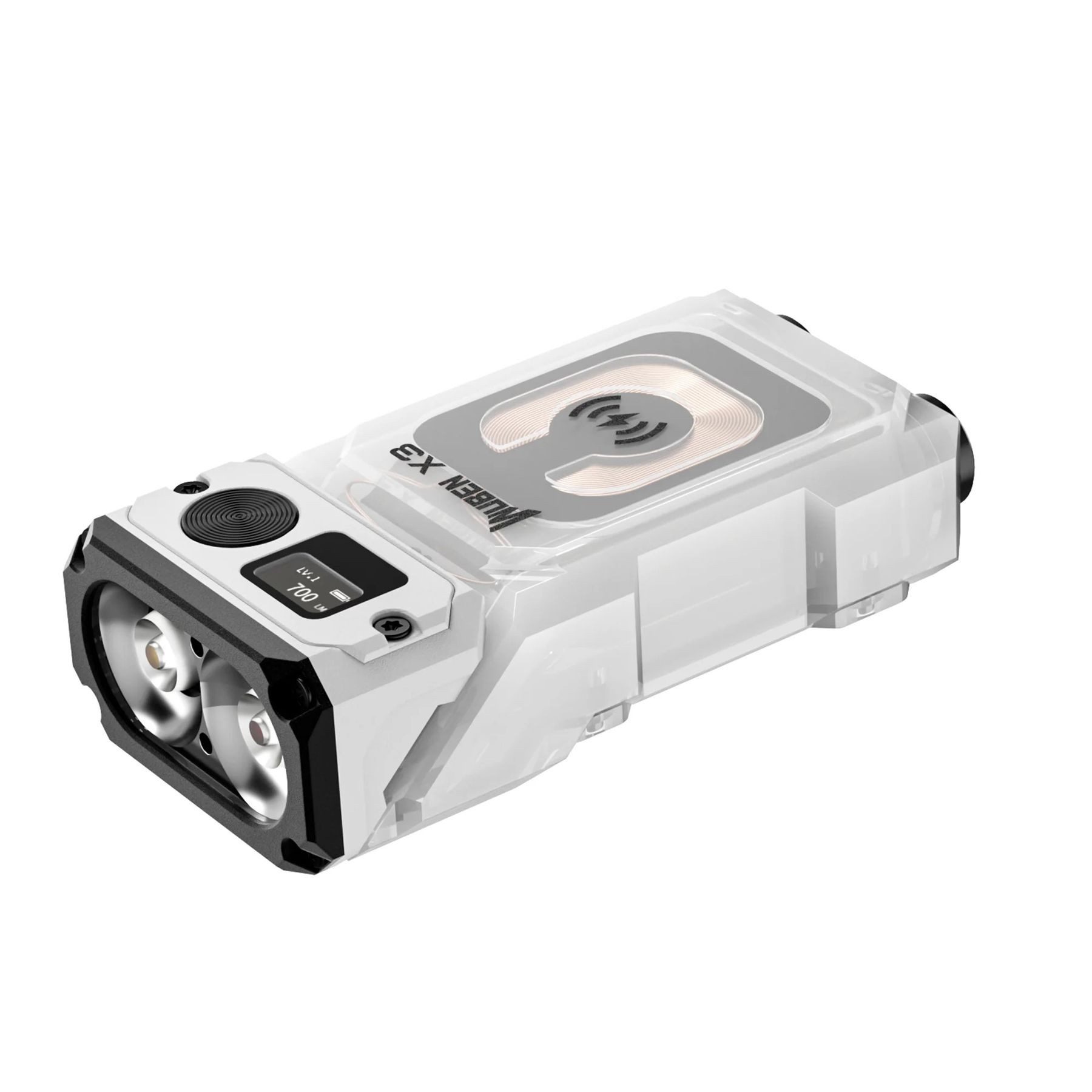 Wuben X3 Pro Owl mit Ladestand mit Ladecase Akku (1 St)