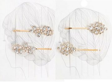 LENBEST Haarspange Haarspange 10-St Kristall Blume Haarnadel in 5 verschiedenen Stilen, 10-tlg.