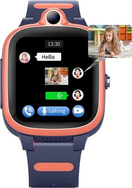 Fitonme Smartwatch (Andriod IOS), GPS-Telefonuhr für Kinder Videoanruf SOS Anti-Verlust Jungen