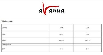 Avanua Set: Bügel-BH und Strumpfgürtel plus Panty, Dessous-Set, mit Spitze