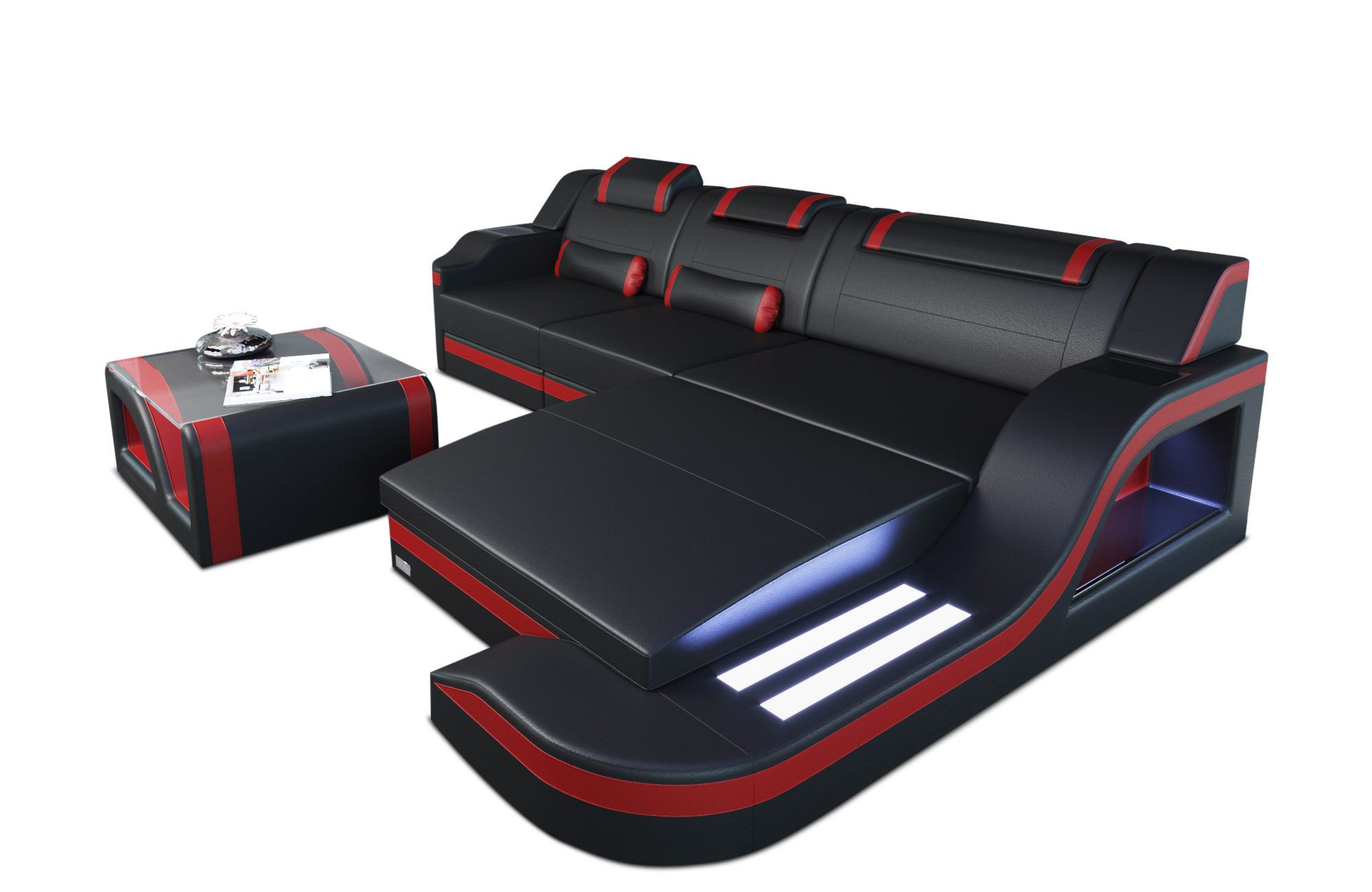 Sofa Dreams Ecksofa Ledersofa Palermo L günstig online kaufen