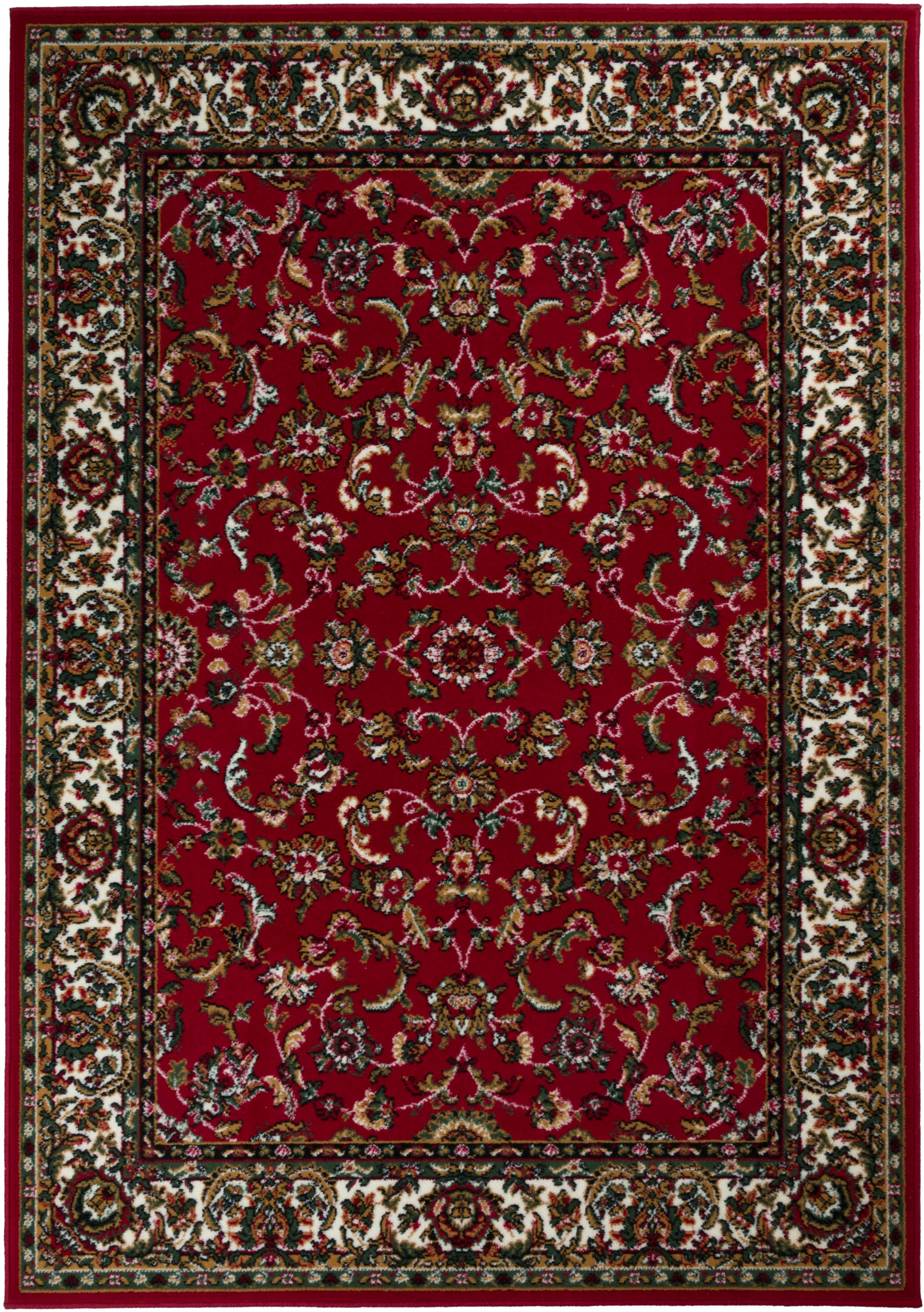 OTTO home Teppich Ezzo, mit Bordüre, Kurzflor, Made in Belgium, rechteckig, Höhe: 7 mm, Orient-Optik, Teppich, Wohnzimmer, Esszimmer, Schlafzimmer