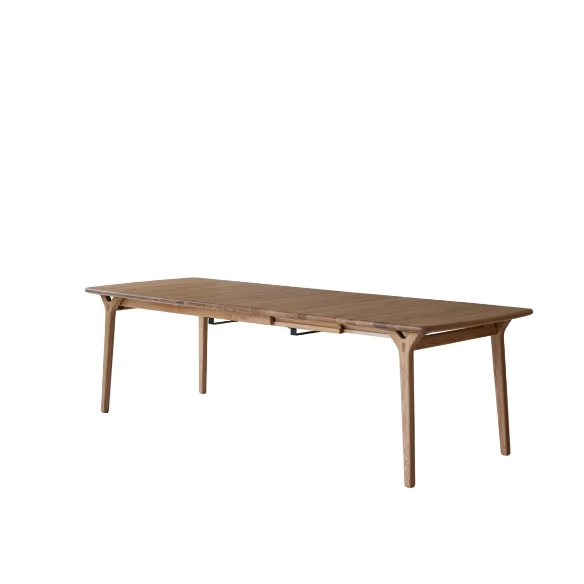 Tikamoon Esstisch Ausziehtisch Clara aus massivem Eichenholz 180 x 95