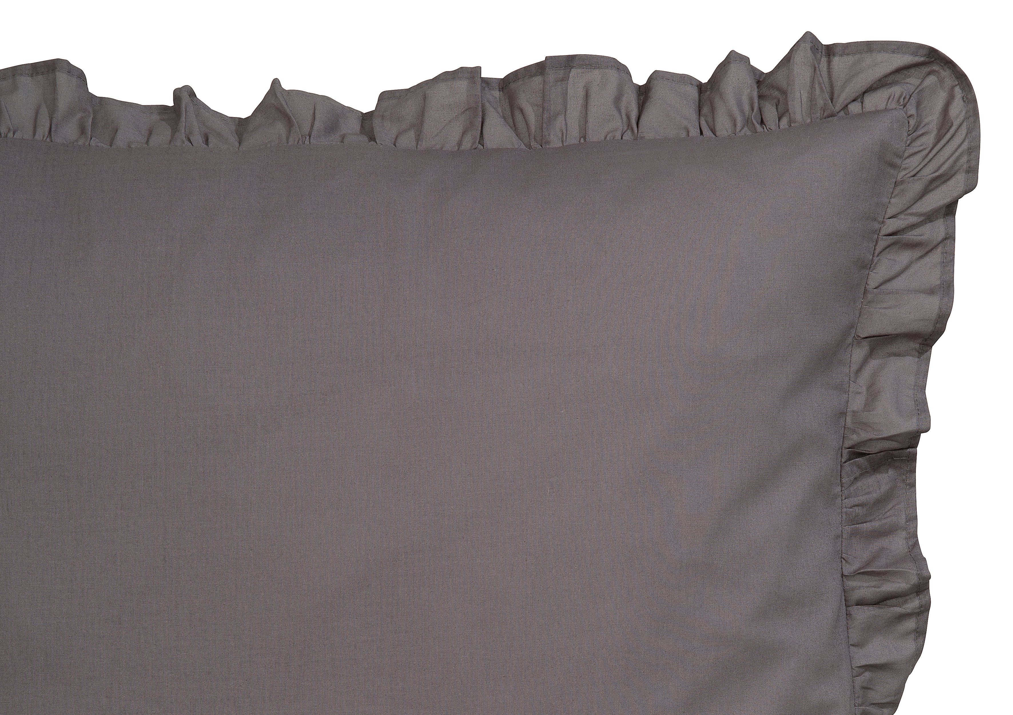 OTTO home Bettwäsche Violetta in Gr. 135x200 oder 155x220 cm, Renforcé, 2 teilig, Bettwäsche aus Baumwolle, romantische Bettwäsche mit Volants – Bild 5 von 5