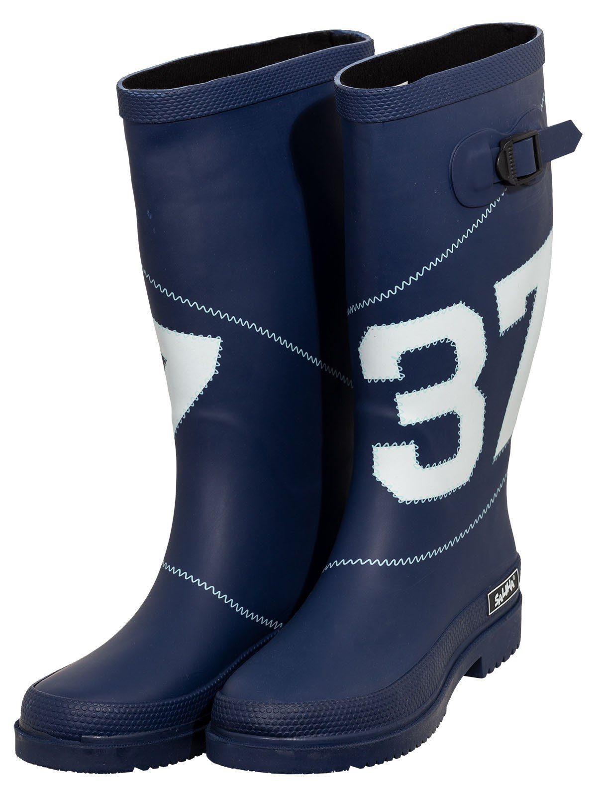 Bockstiegel Regenstiefel Simone dk.blau/weiß Gummistiefel