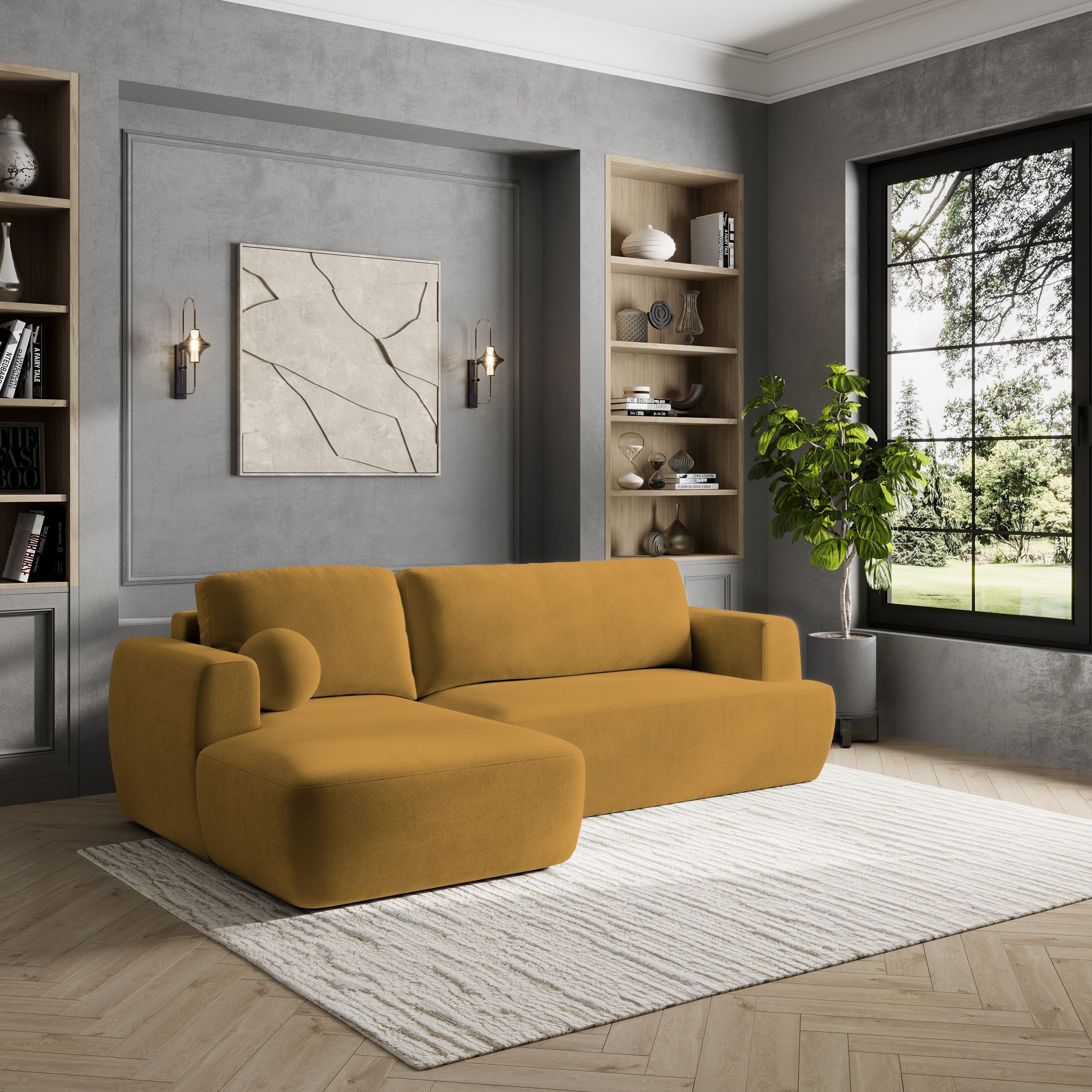 Masseno Ecksofa SENTI mit Schlaffunktion L-Form, günstig online kaufen