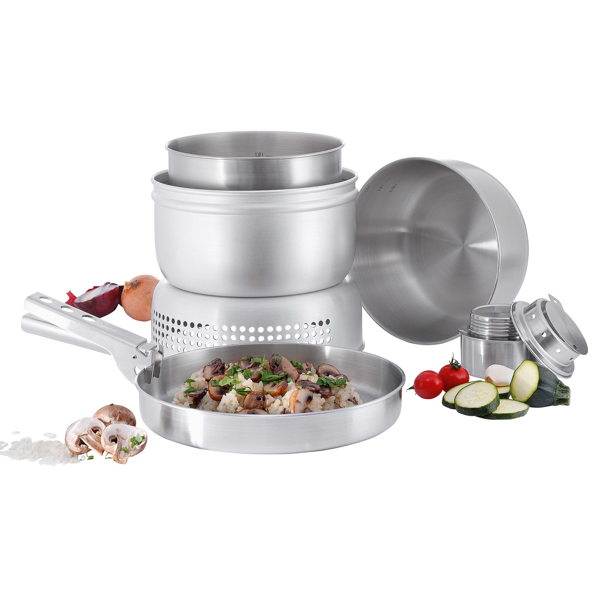TATONKA® Kochtopf Multi Set + A. Burner Campinggeschirr