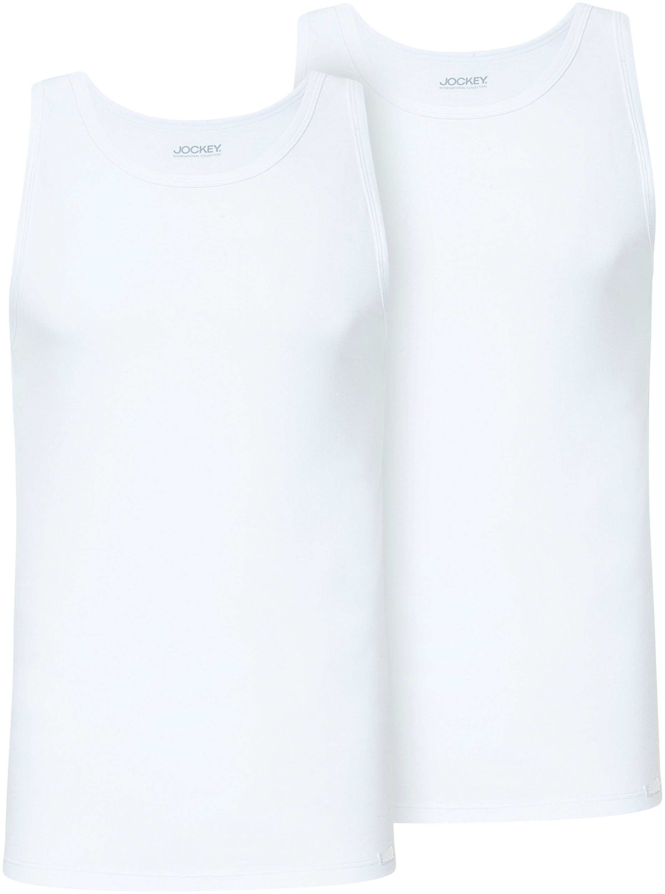 Jockey Unterhemd Cotton+ (2-St) klassisch für jeden Tag