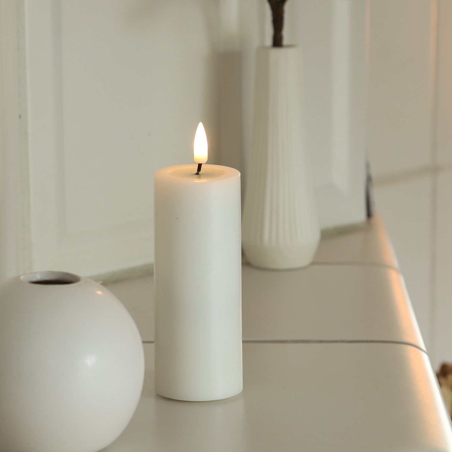 Deluxe Homeart LED-Kerze Mia Deluxe Echtwachs günstig online kaufen