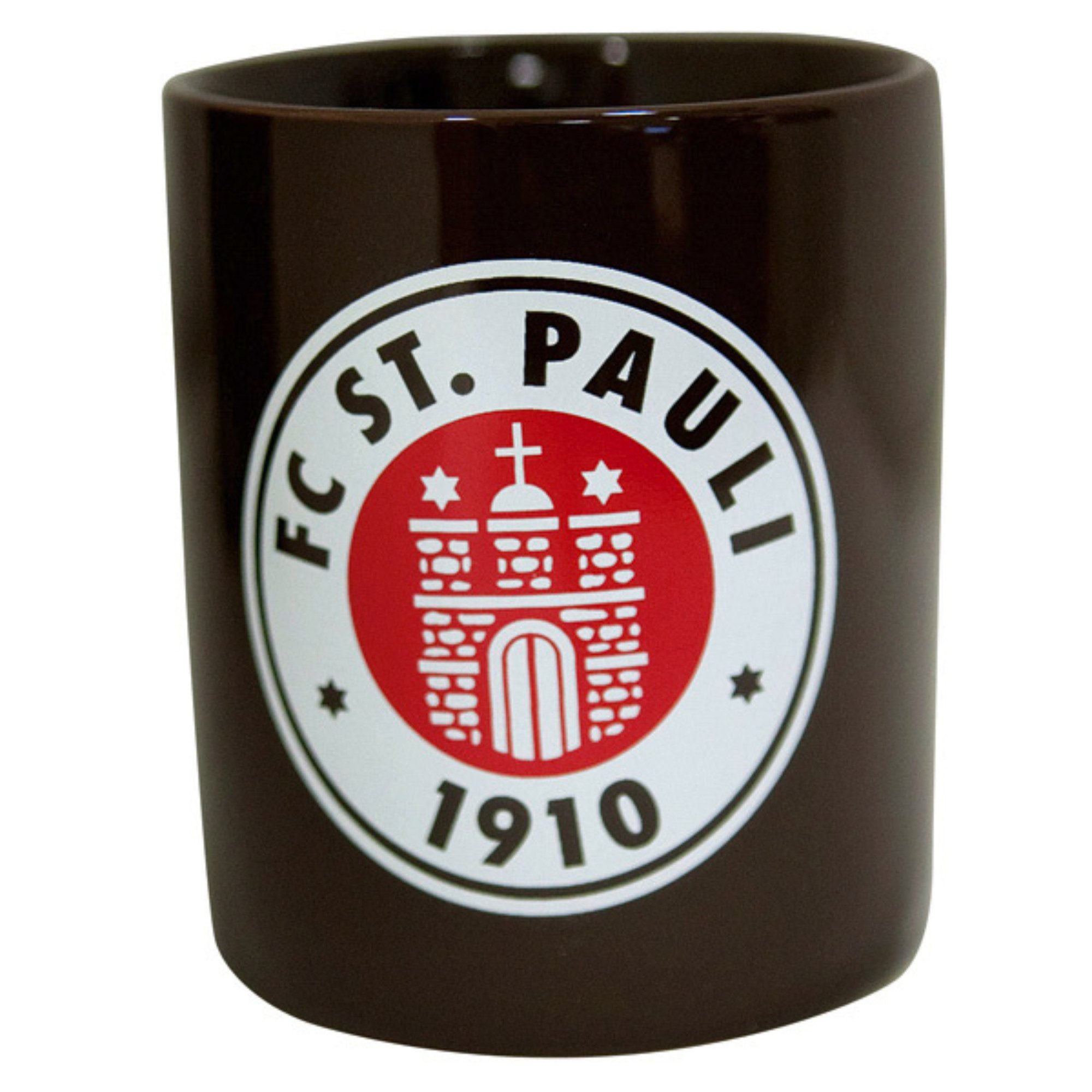 FC St. Pauli Becher FC St. Pauli - Kaffeebecher Logo - braun, Keramik