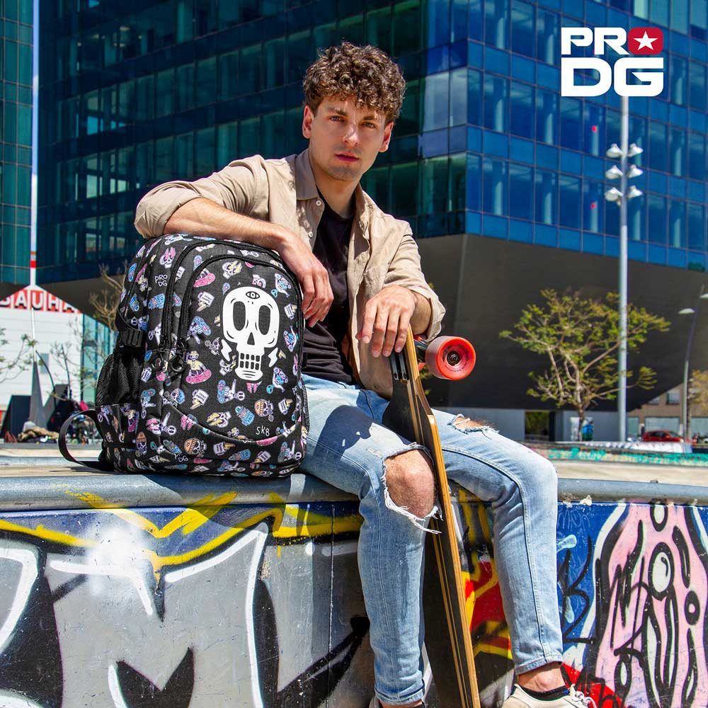 PRO DG Laptoprucksack Underground großer Rucksack Tagesrucksack Alltagsrucksack, USB-Anschluss für elektronische Geräte