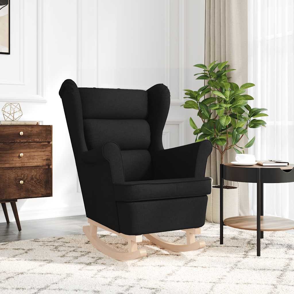 vidaXL Sessel Schaukelsessel Schwarz 74x90x102 cm günstig online kaufen