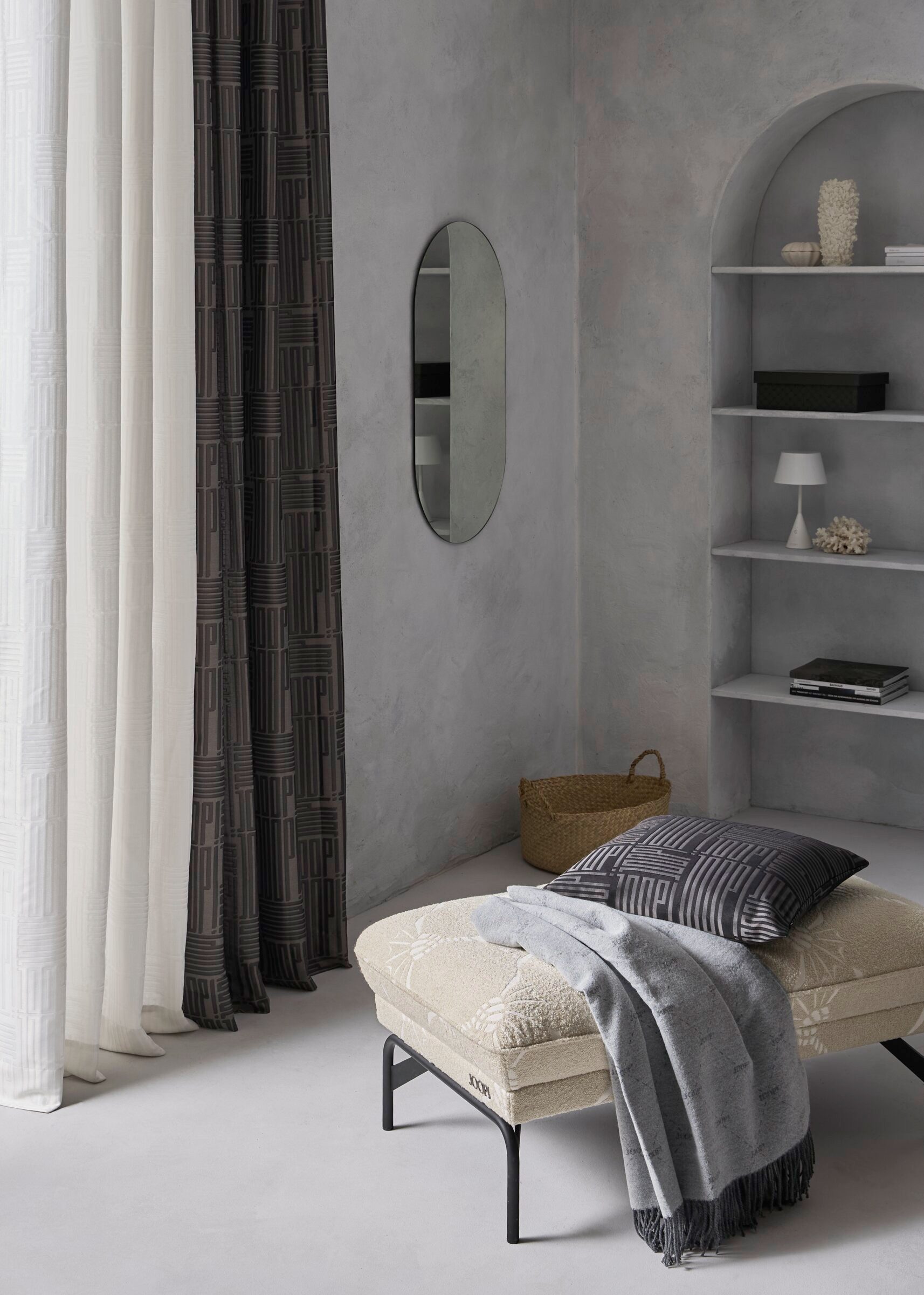 JOOP! Vorhang JOOP! LIVING - FINE BARS Fertigvorhang (1 St), blickdicht, Textil