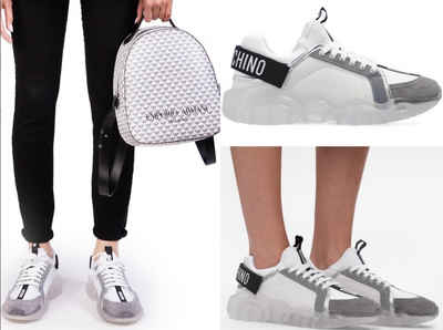 Moschino MOSCHINO COUTURE Special Teddy Low Sneakers Trainers Schuhe Turnschuhe Sneaker