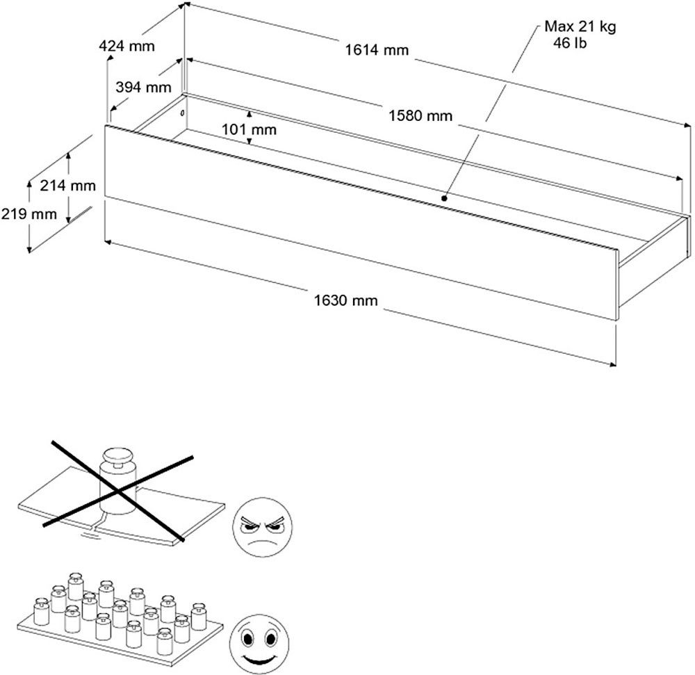 Parisot Stauraumbett Shelter 12 (2-tlg)