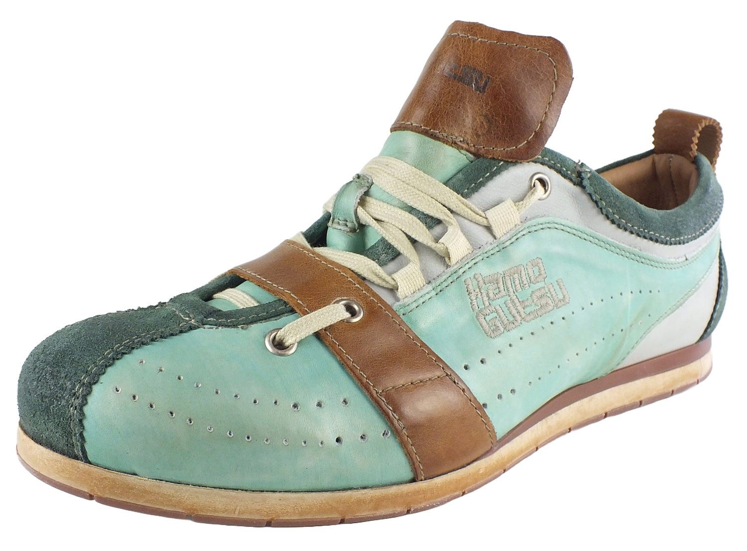 Kamo-Gutsu Herren Leder Schnürschuhe Sneaker Wechselfussbett günstig online kaufen