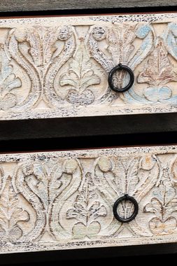 Marrakesch Orient & Mediterran Interior Kommode Orientalische Kommode Ashok, Schubladenschrank, Kommode, Sideboard, Handarbeit