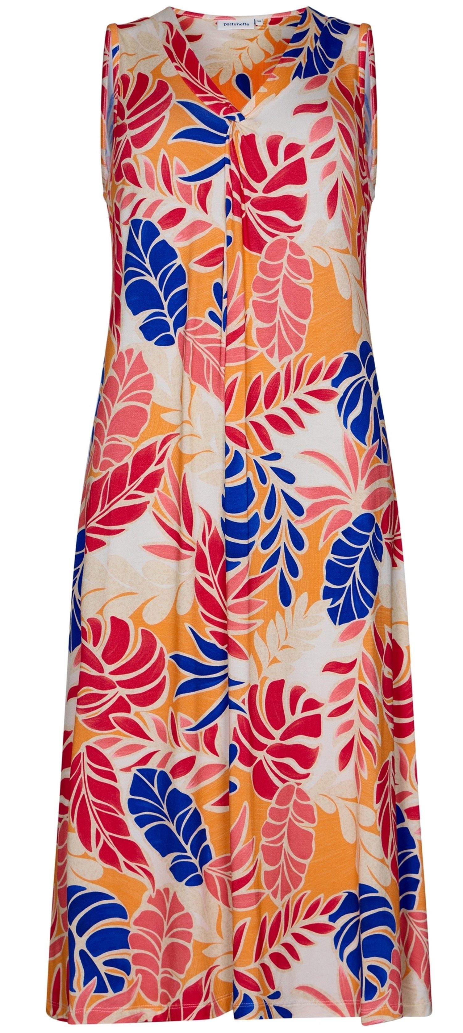 Pastunette Sommerkleid Modisches Damen Kleid ohne Arm (1-tlg) Modisches sommerliches Design
