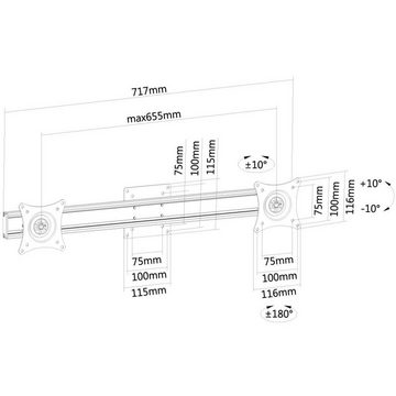 Neomounts by Newstar Montageschiene Monitor-Halterung