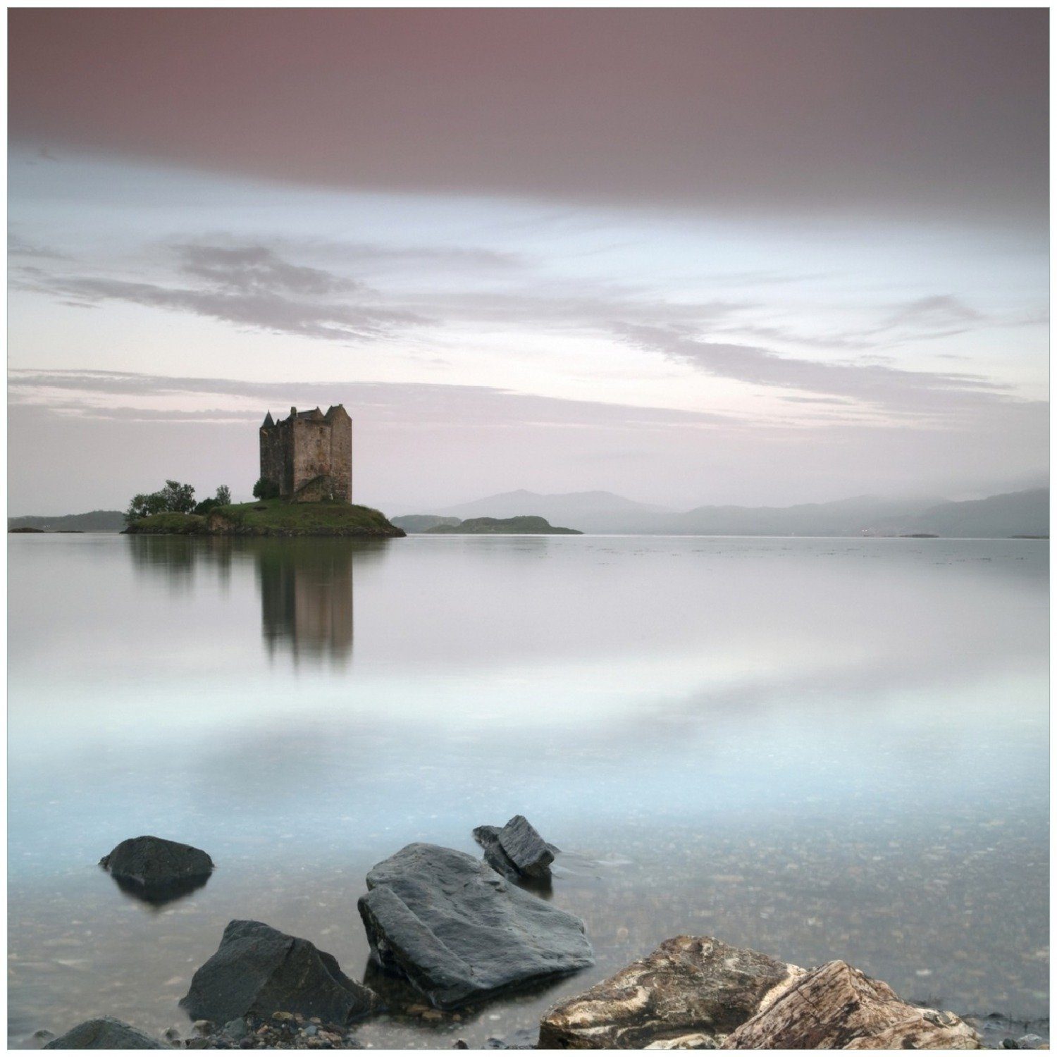 Wallario Memoboard Schloss in Schottland