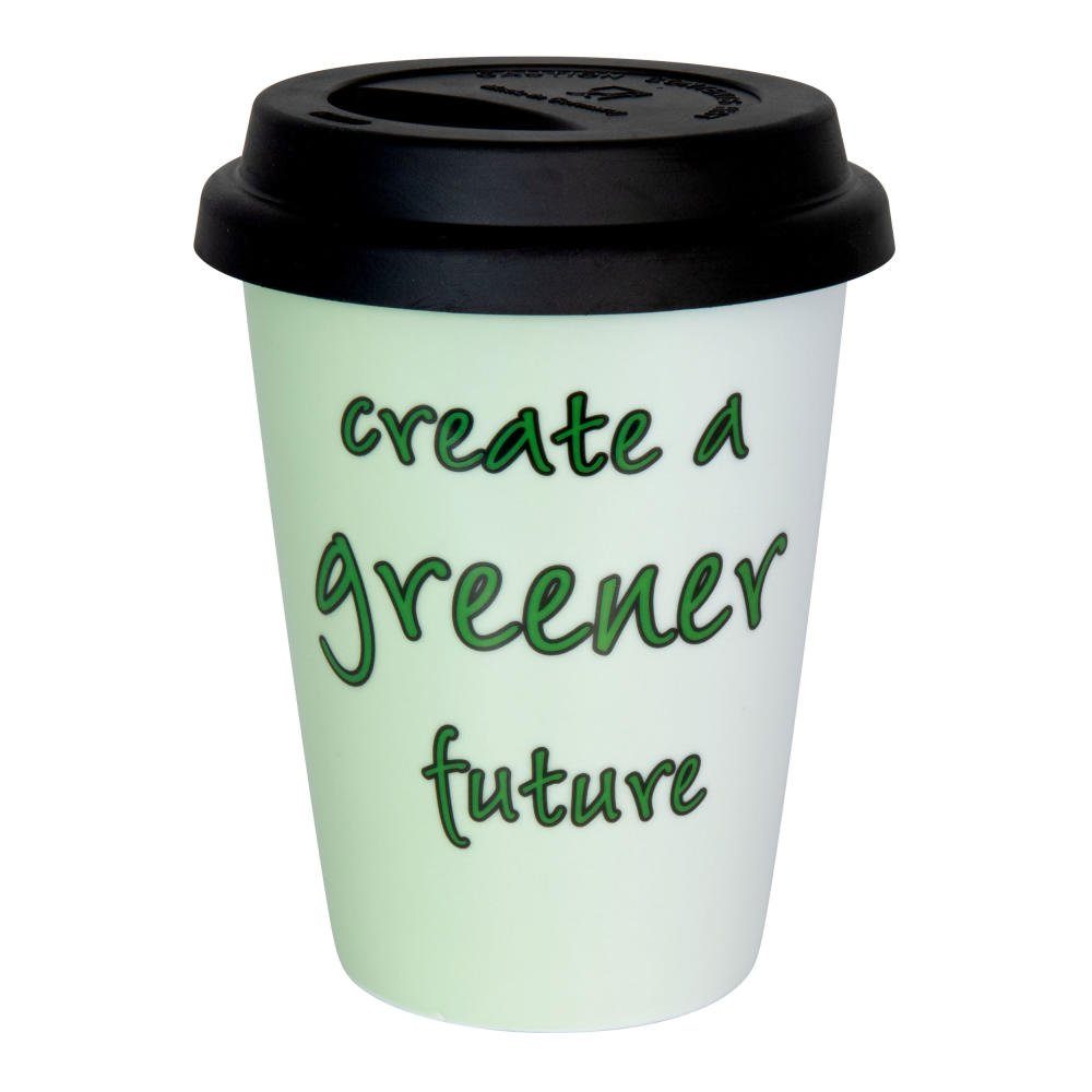 Könitz Coffee-to-go-Becher Eco - greener future, Porzellan