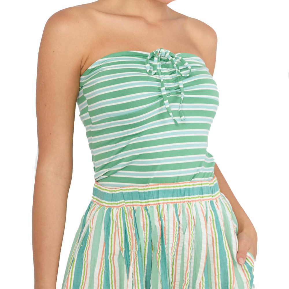 Blutsgeschwister Neckholdertop Summertime Tube caravan stripes günstig online kaufen