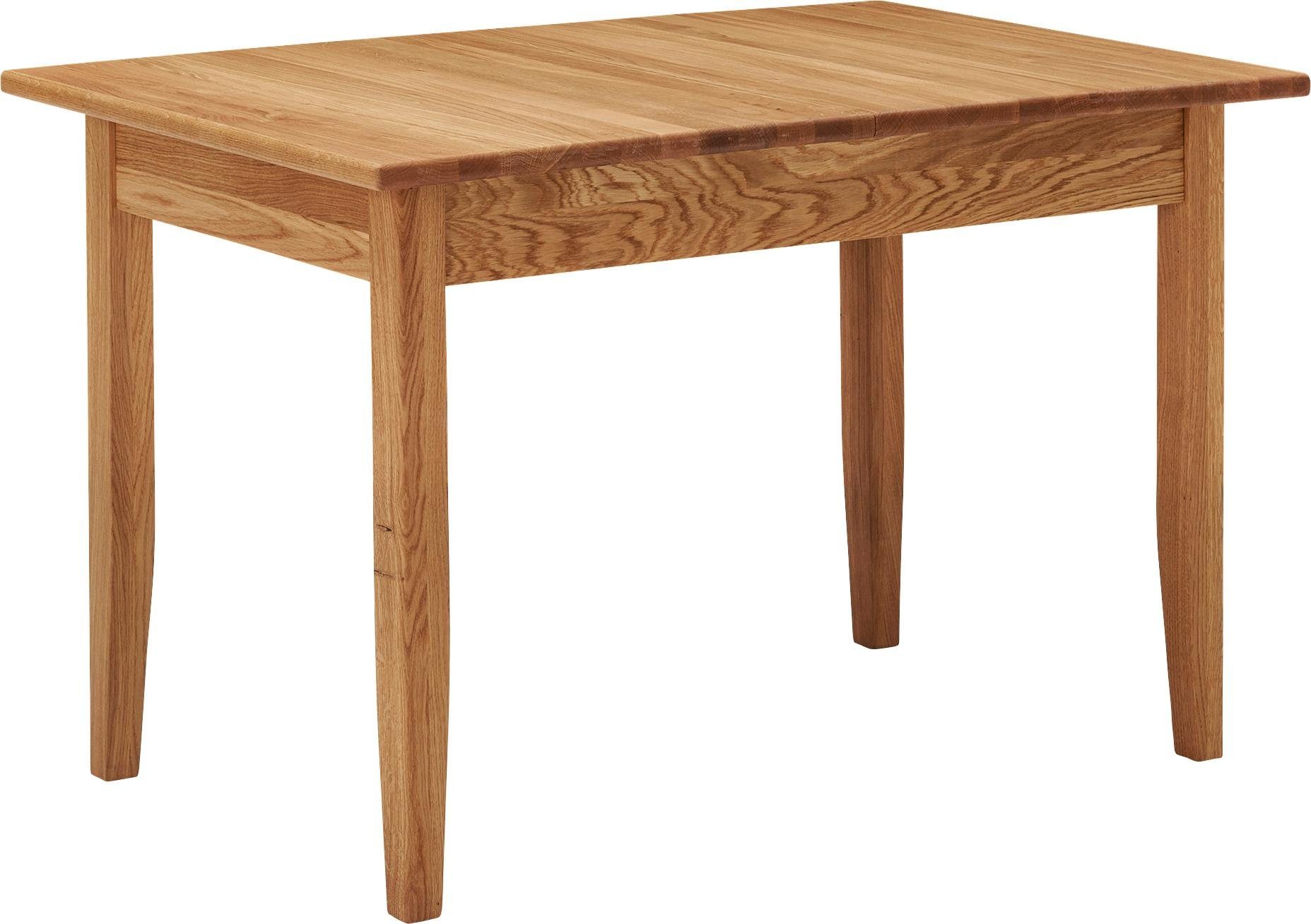 massivline&more Esstisch Königsee, mit Auszug (120-160 cm) günstig online kaufen