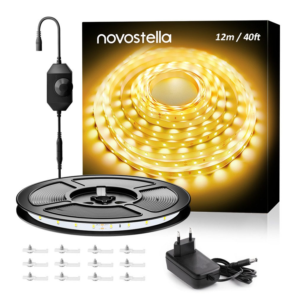 Novostella LED Stripe Warmweiß LED Stripe Band Selbstklebend Streifen 24V günstig online kaufen