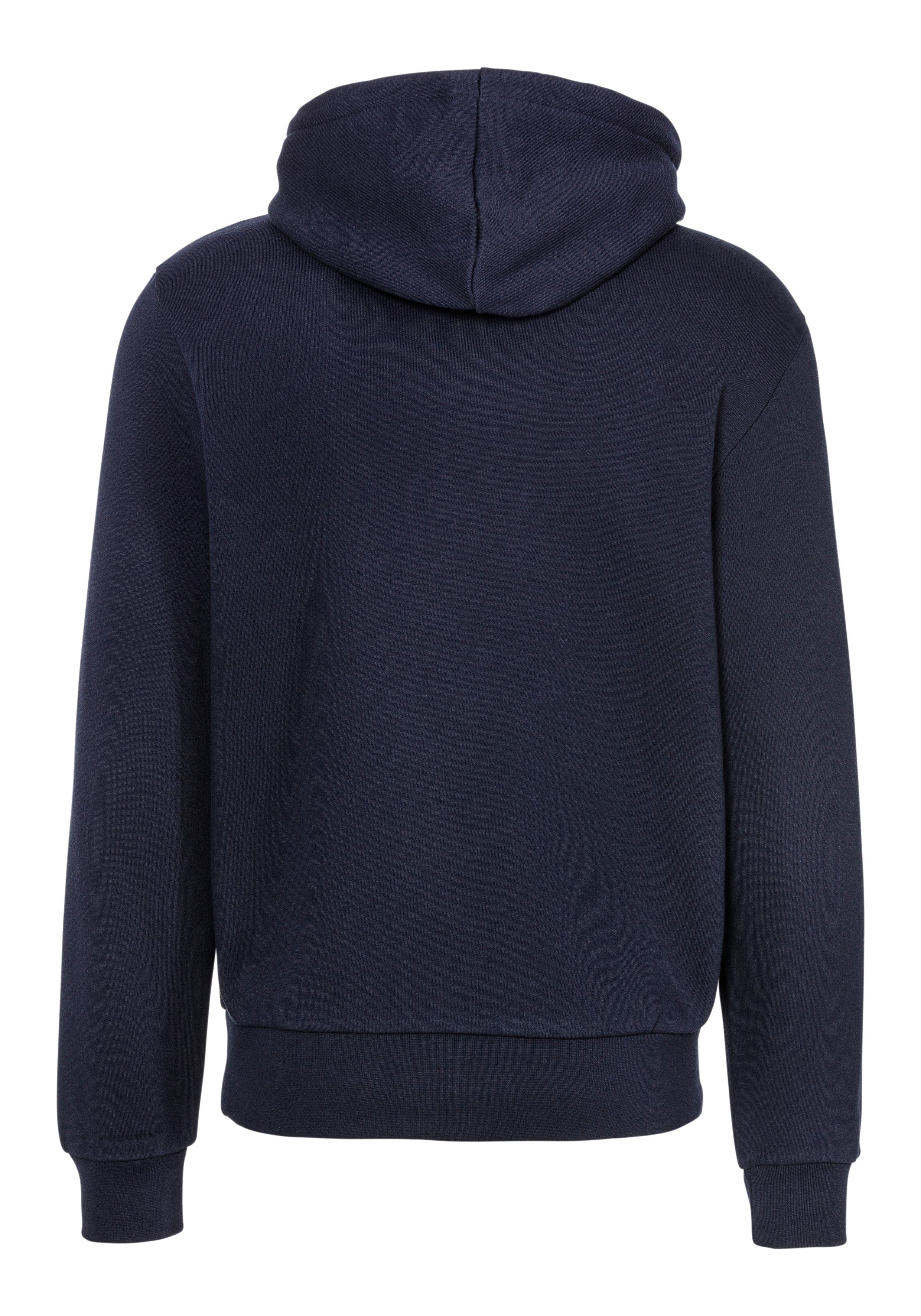 Lacoste Kapuzensweatshirt mit Lacoste Krokodil Stickerei auf der Brust