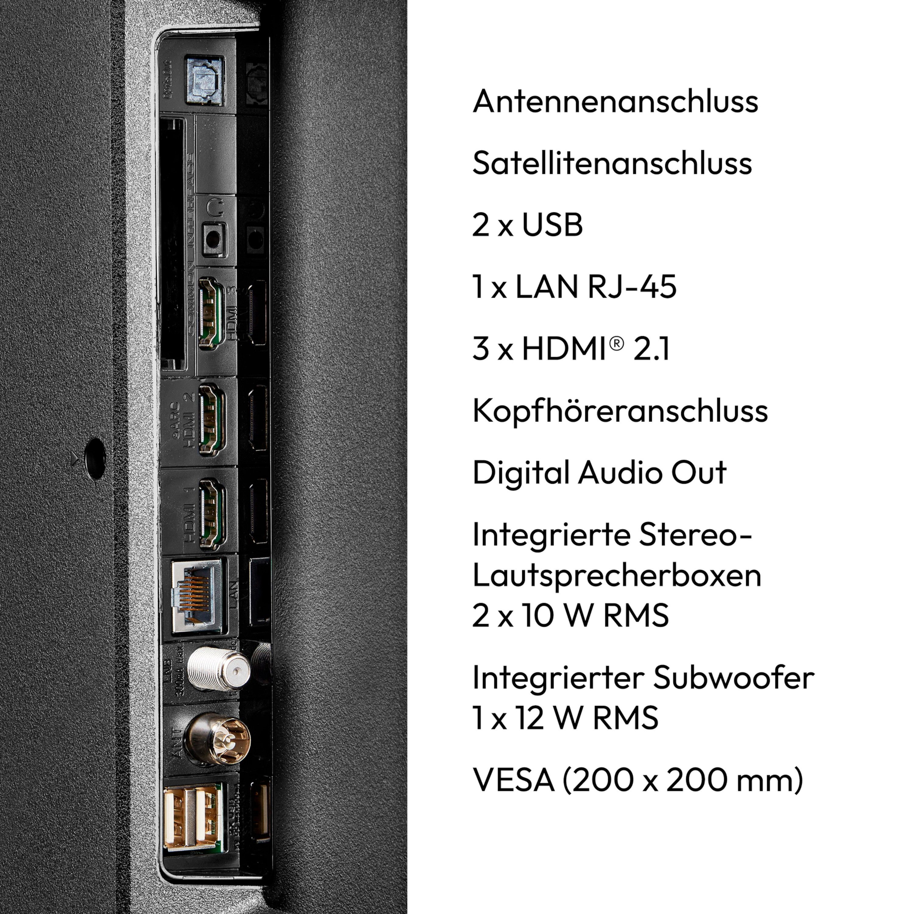Medion® MD855300 LCD-LED Fernseher (138.8 cm/55 Zoll, 4K Ultra HD, Smart TV, VIDAA TV, Dolby Vision, Dolby Atmos, Netflix, HBO Max, Prime Video, Disney+, WOW)