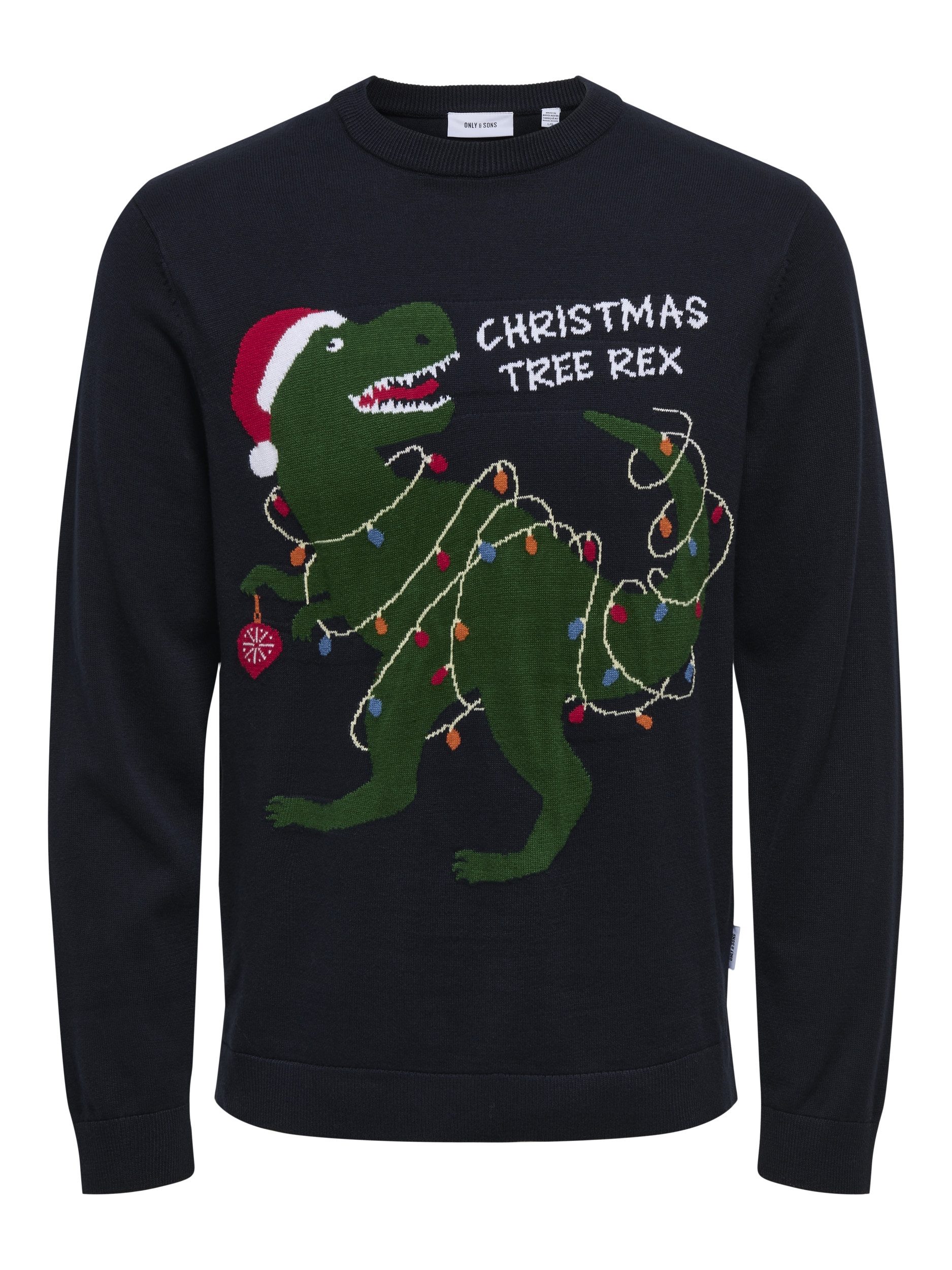 ONLY & SONS Weihnachtspullover ONSXMAS REG 5 PLACE CREW KNIT