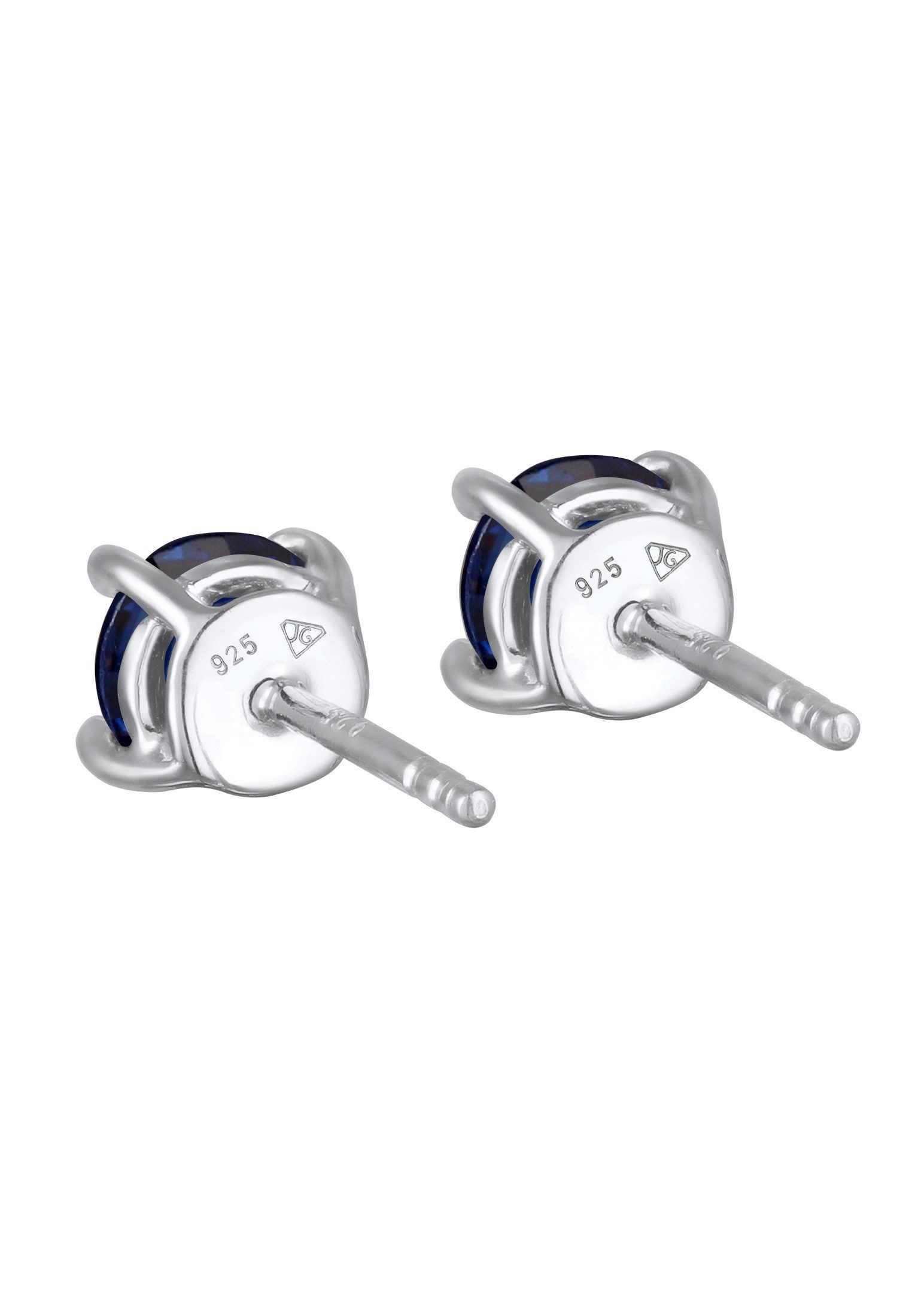 Kuzzoi Paar Ohrstecker Basic Stecker Geo Kristalle 925 Silber