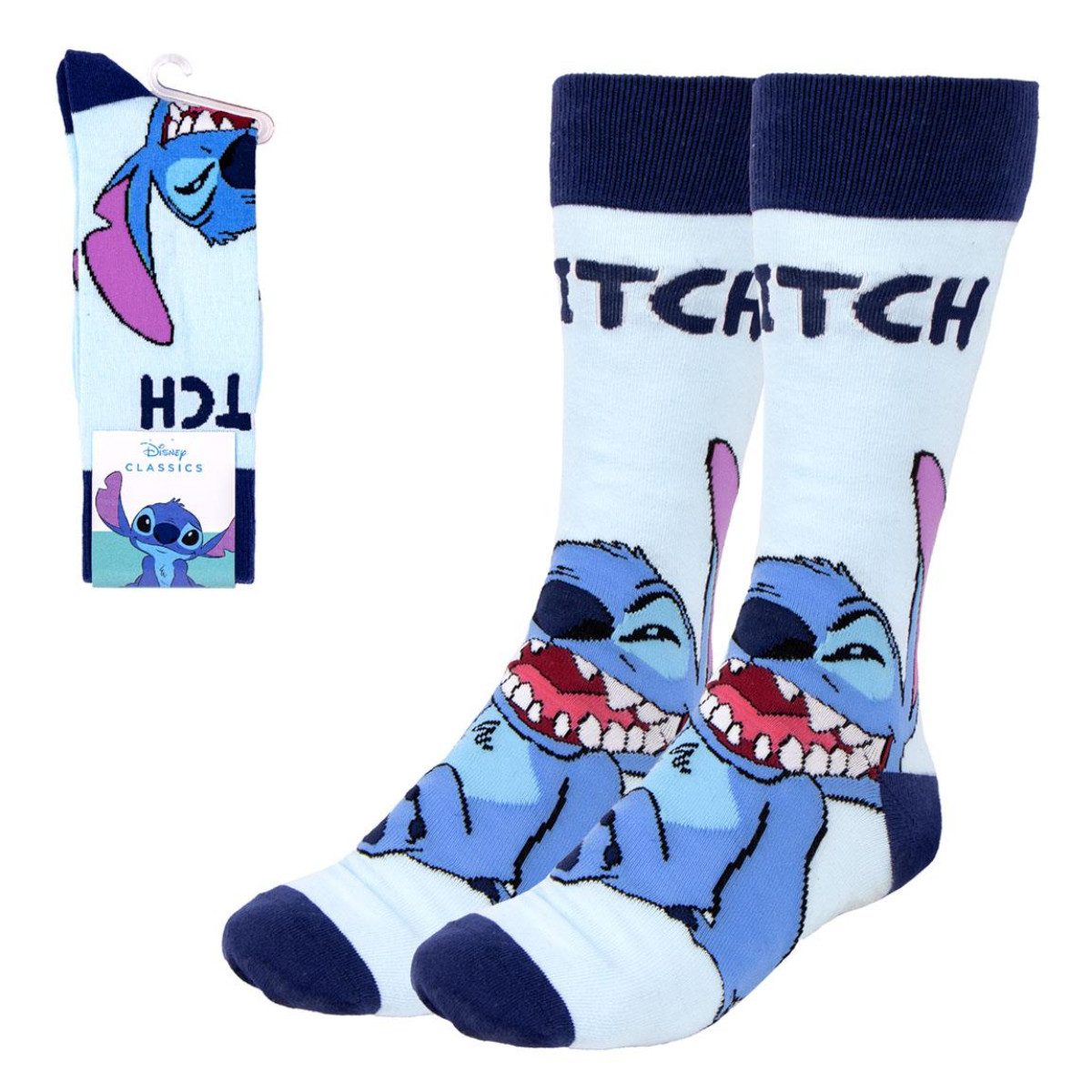 Socken Disney Stitch Damen Socken Baumwollmix Alltag Freizeit 36-43