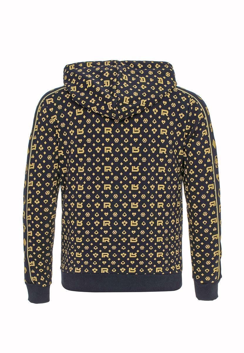 RedBridge Kapuzensweatjacke Sweat Kapuzenjacke Reißverschluss Allover günstig online kaufen