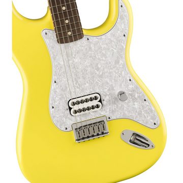 Fender E-Gitarre, Tom Delonge Strat RW Graffiti Yellow - E-Gitarre