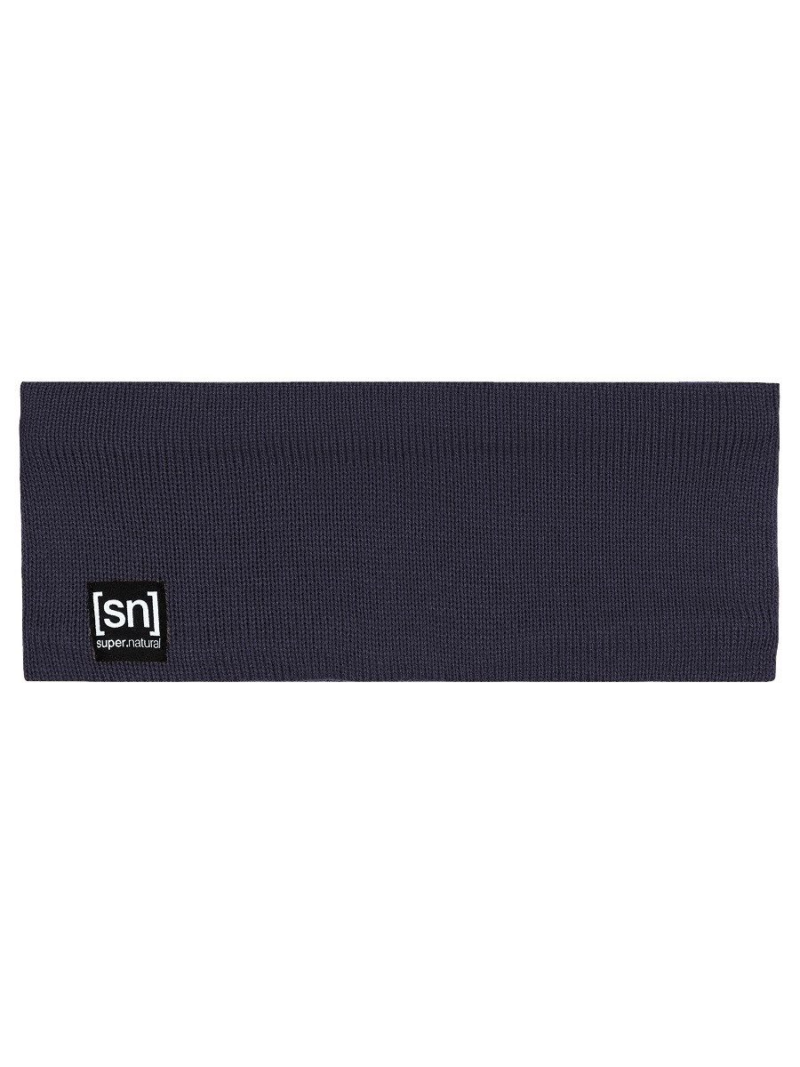 SUPER.NATURAL Stirnband Riffler (angenehmer Tragekomfort durch Merinowolle) dunkelblau