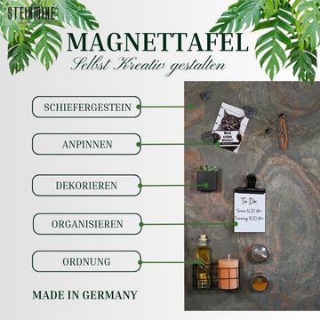 Steinmine Designmanufaktur Magnettafel Magnettafel Schiefer 4 In 1