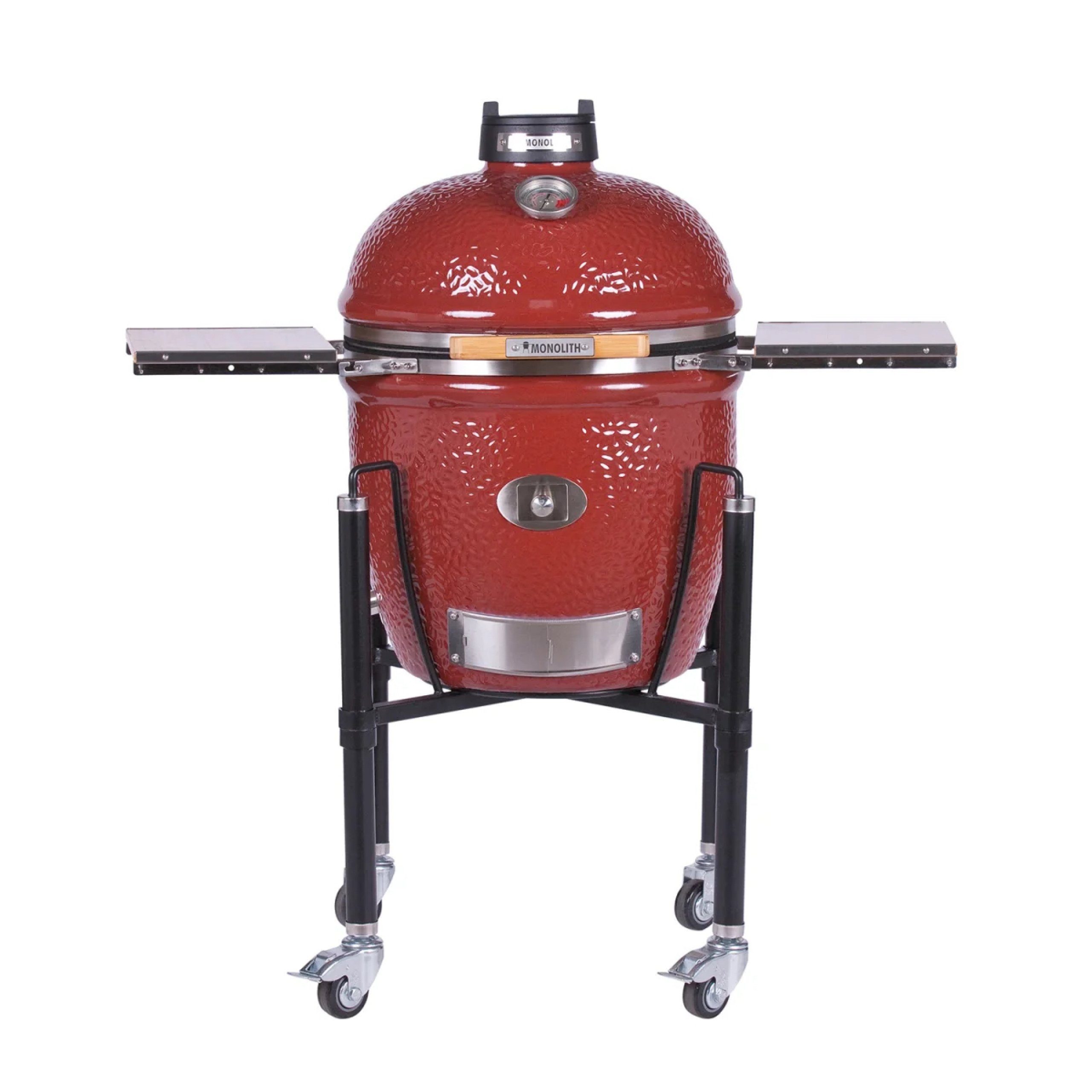 MONOLITH Keramikgrill Monolith Keramikgrill Classic PRO-Serie 2.0 Rot Ø 44 cm Grillrost