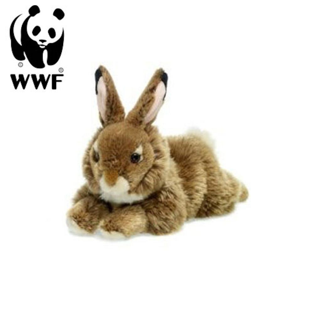 WWF Kuscheltier Plüschtier Hase (19cm, liegend), liegend