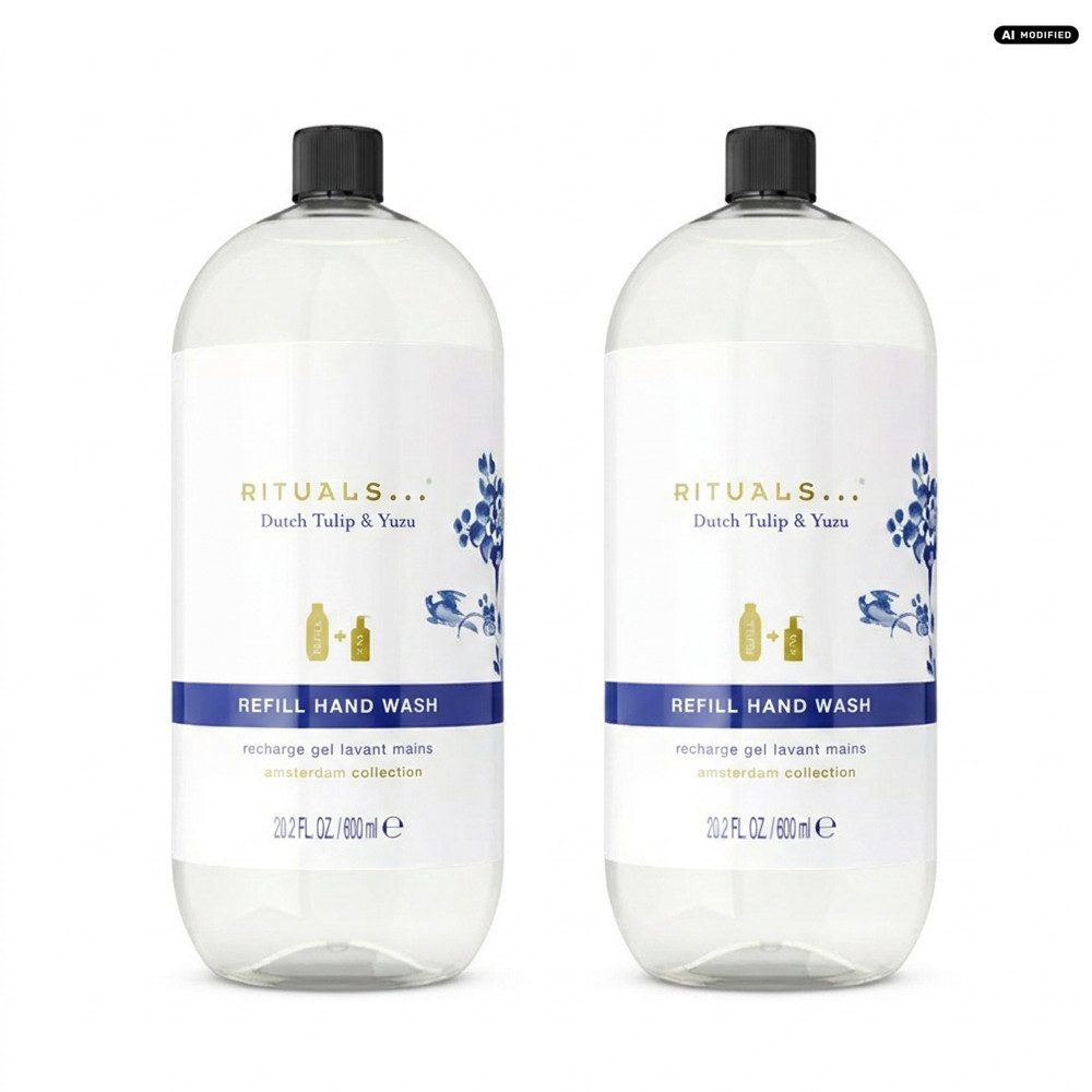 Rituals Flüssigseife Rituals Amsterdam Collection Refill Hand Wash 2er Set, 1-tlg., Vorteilspack mit nachfüllbarer Handseife