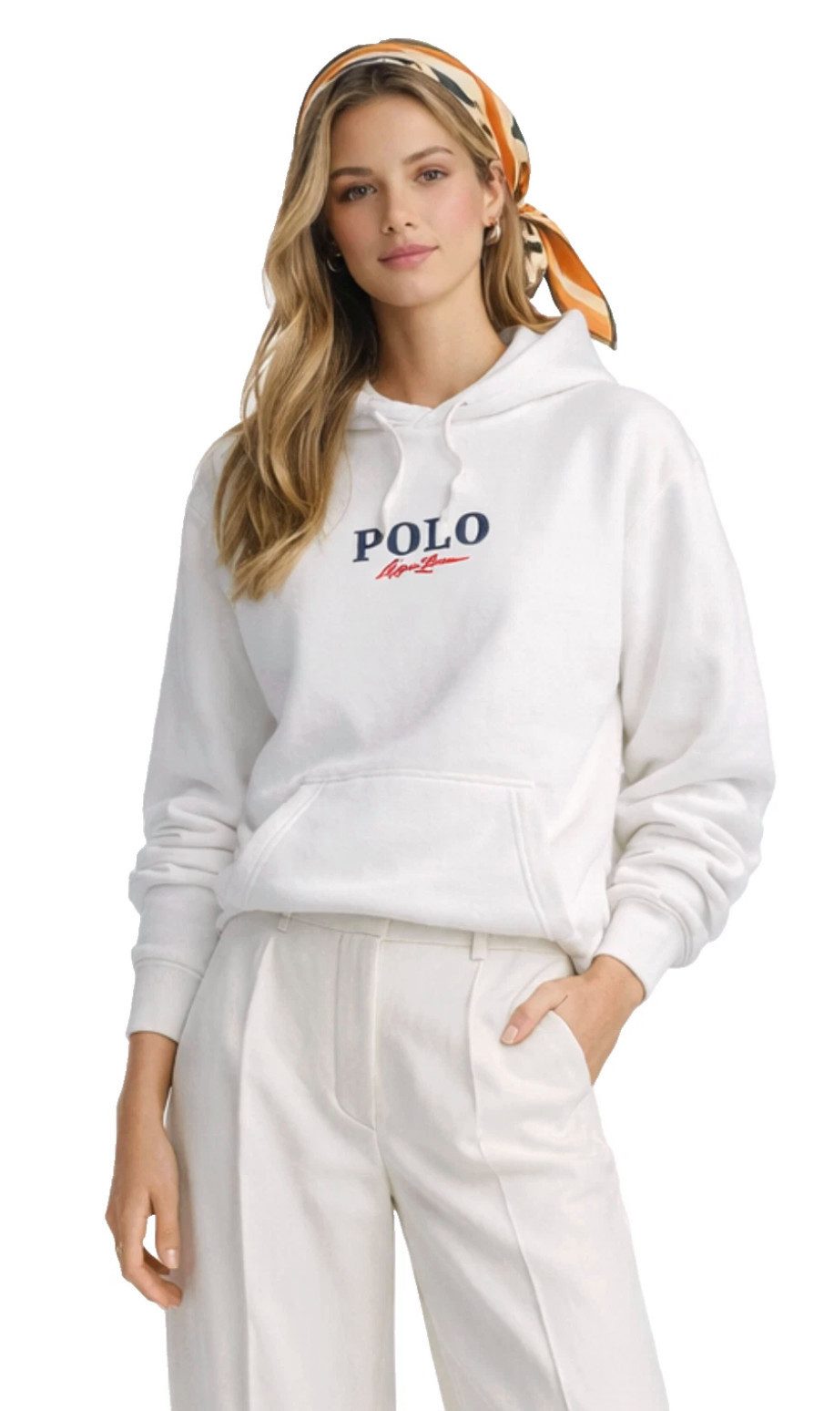 Polo Ralph Lauren Kapuzensweatshirt Damen Fleece Hoodie Sweatshirt mit Kängurutasche Eine sofortige Authentifizierung über das Ralph Lauren-System möglich.