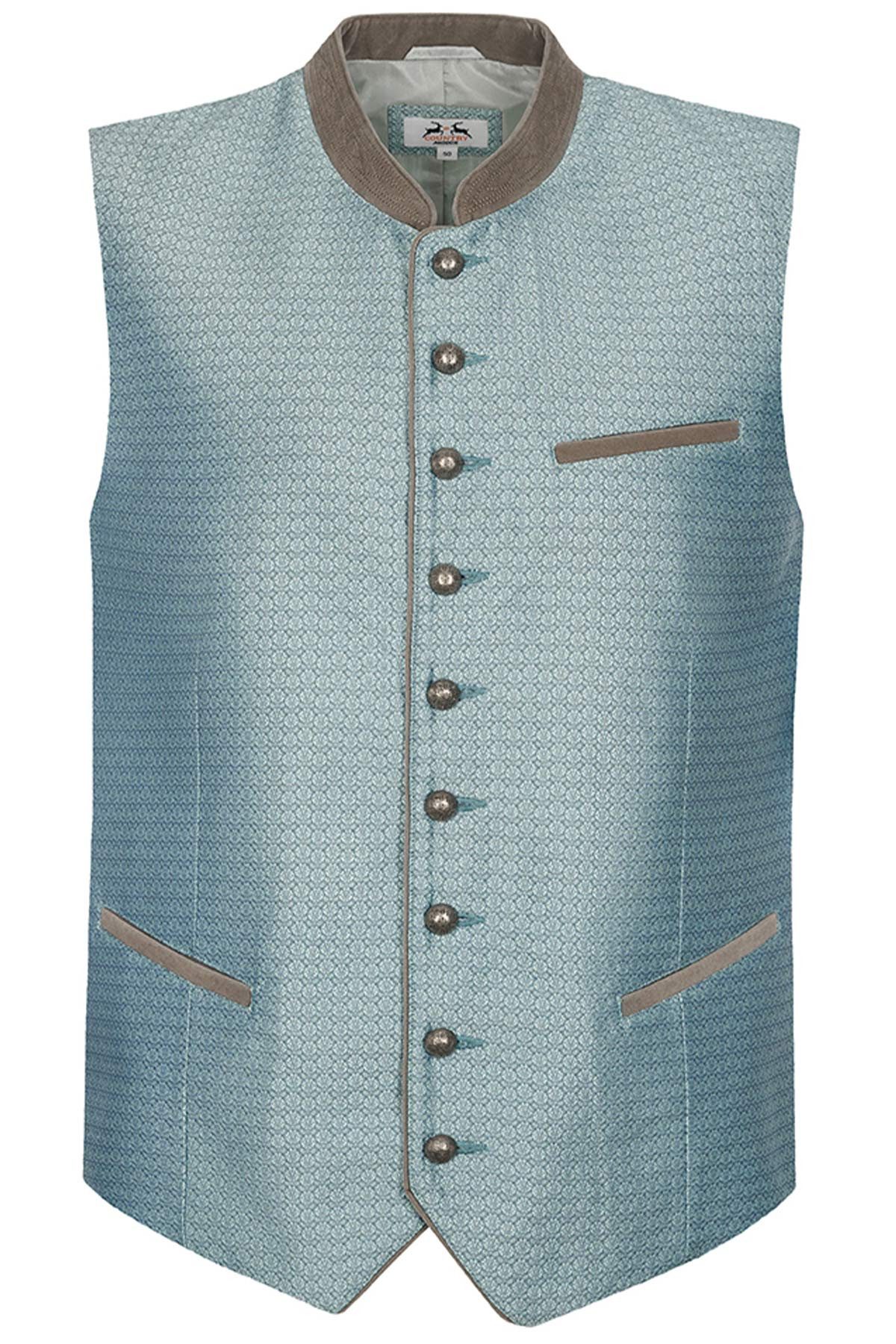Maddox Trachtenweste MADDOX Herren Trachten Weste 'Gais', Türkis günstig online kaufen