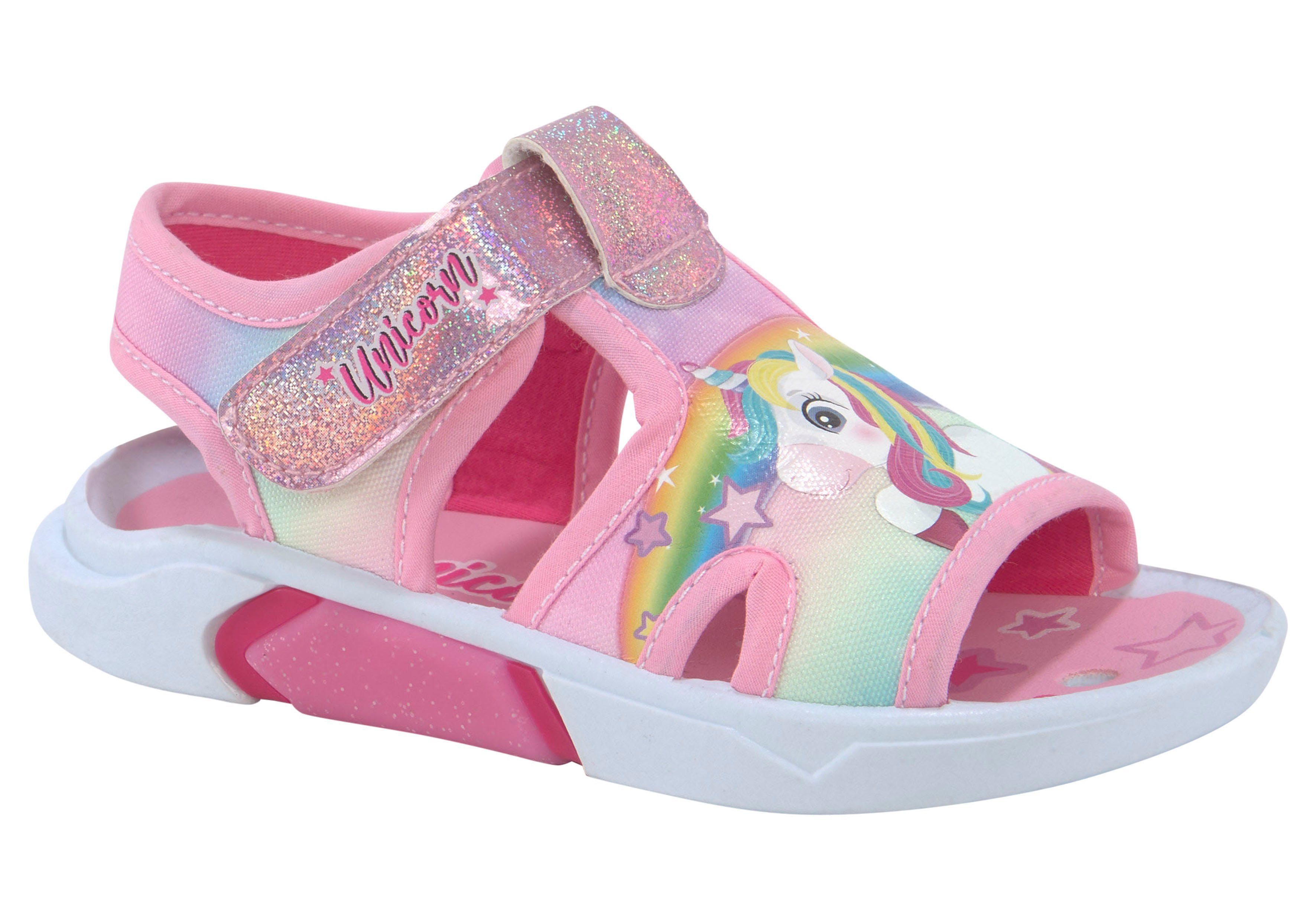 Disney Unicorn Sandale mit Klettverschluss
