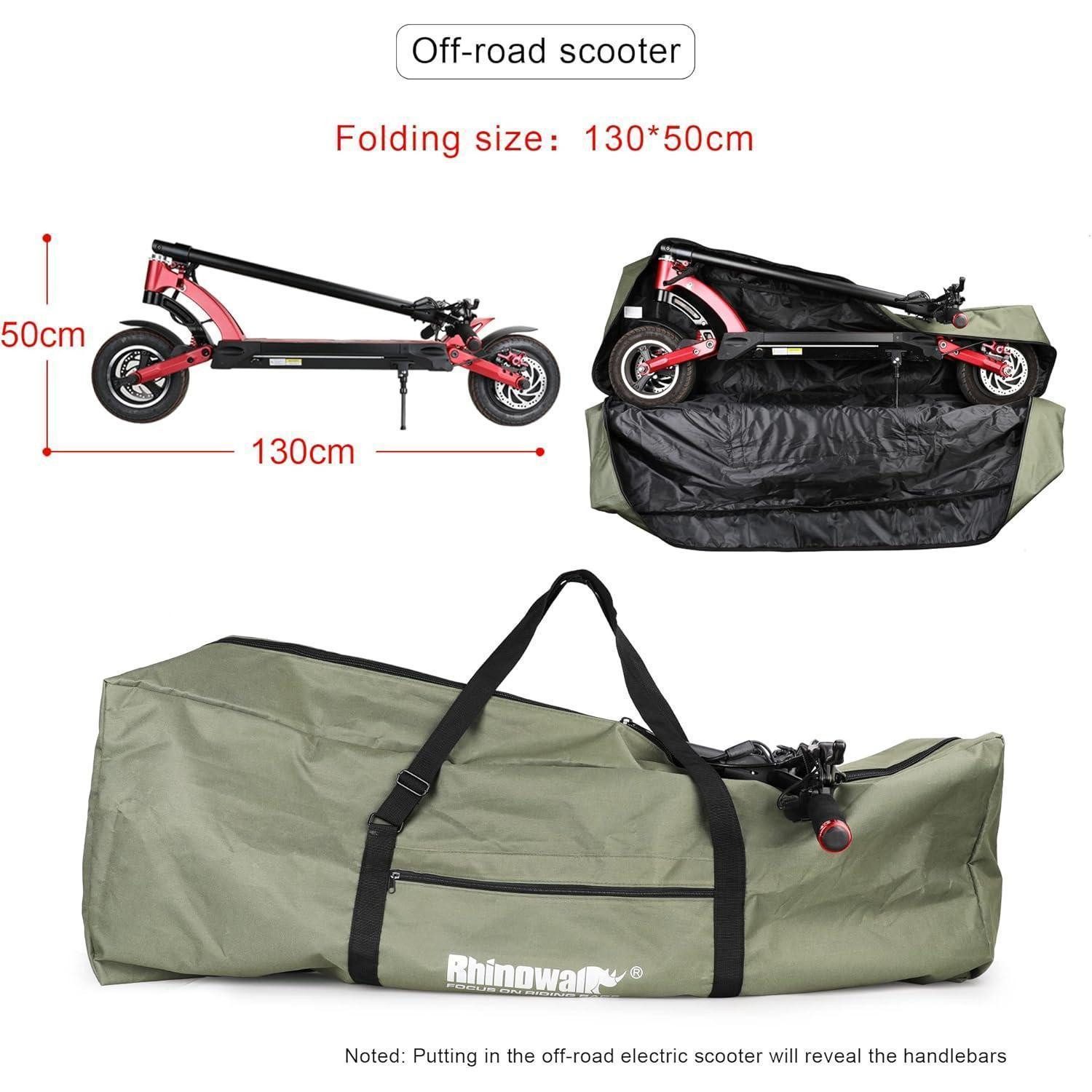 LuxusKollektion Roller-Gepäckträger Transporttasche E Scooter Elektroroller Umhängetasche Armee Grün