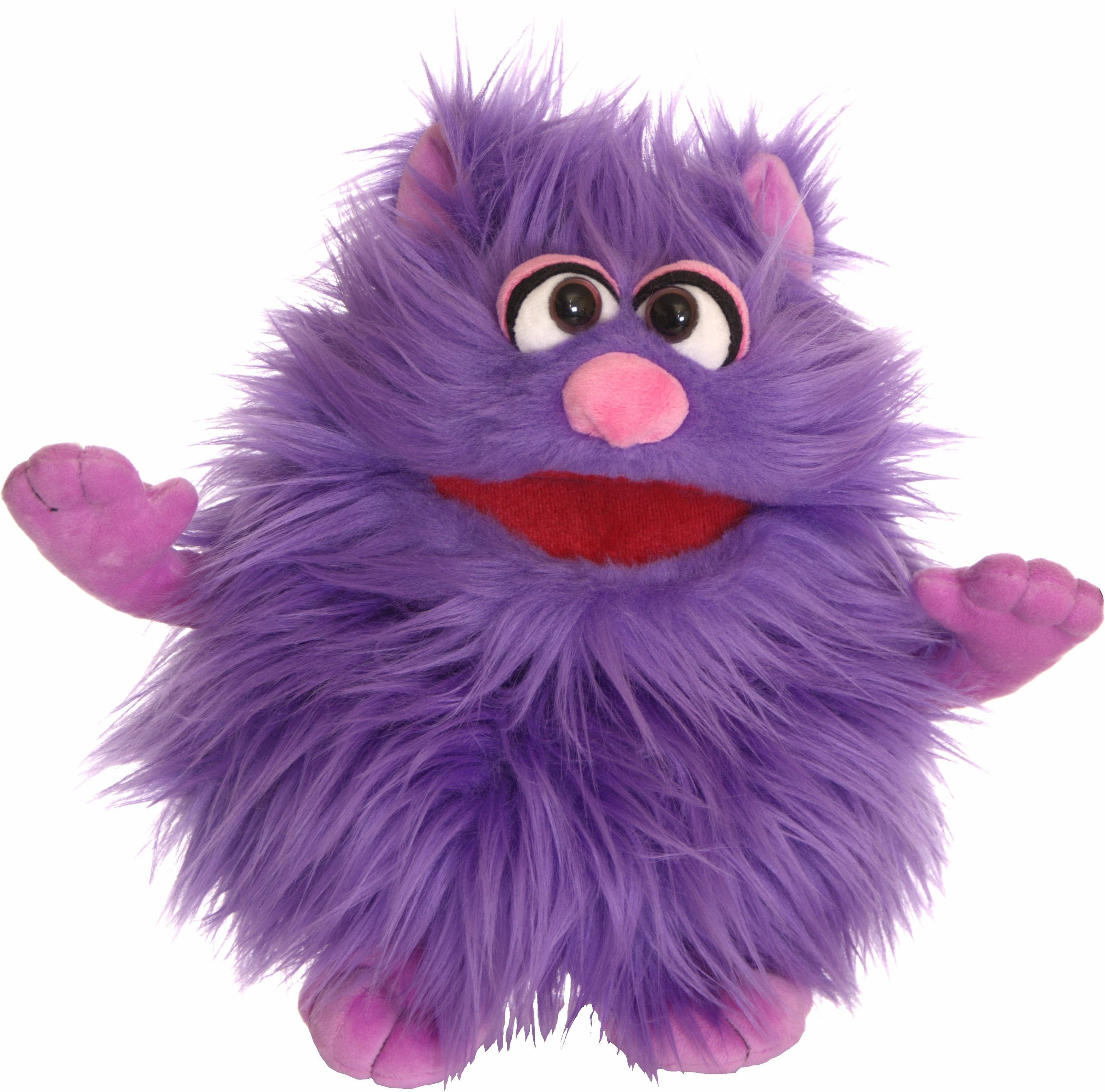 Living Puppets Handpuppe Living Puppets Handpuppe Mops W865 Monster to go (Packung), Sehr gut geeignet um Geschichten zu erzählen