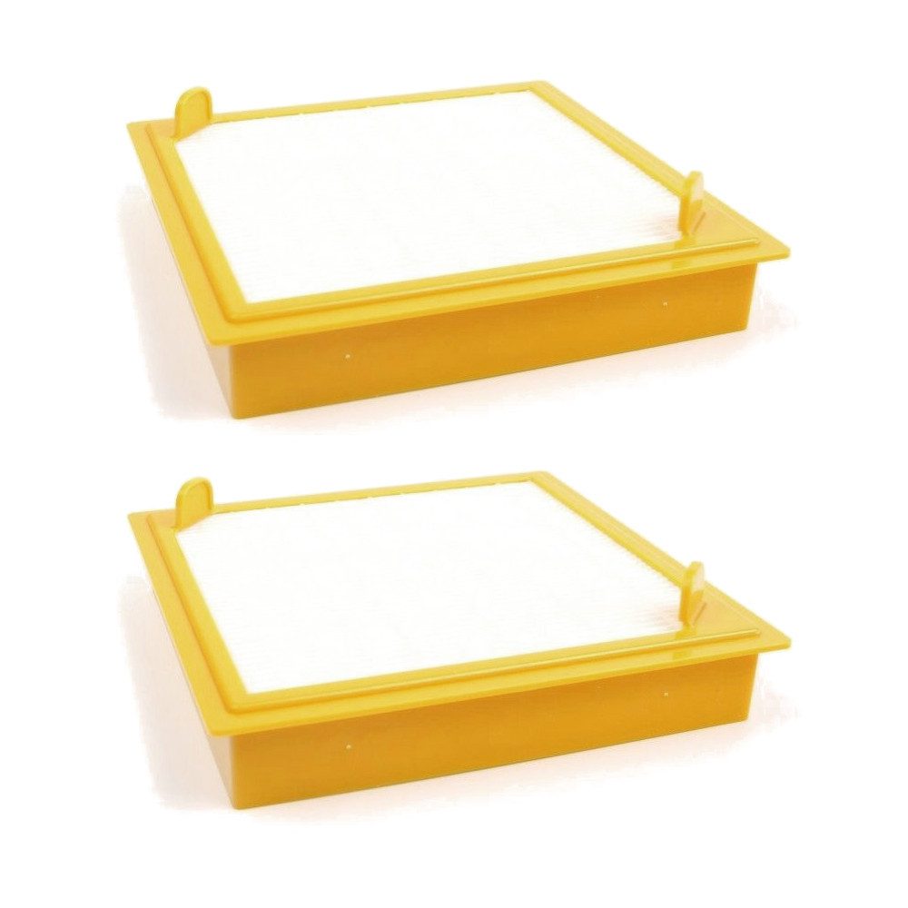 Trade-Shop HEPA-Filter 2x passend für Hoover TS2046 001 TS2046 002 TS2047 011 TS206 0001, Zubehör für Hoover 04365062, 04365029 - Ersatzteil für Staubsauger, Pollenfilter / Всіrgikerfilter / Abluftfilter mit Power-Filtration