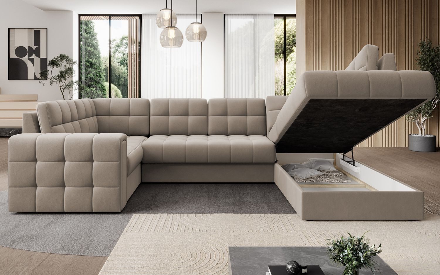 Lukas Möbel Wohnlandschaft Wohnlandschaft Belvis Ecksofa günstig online kaufen