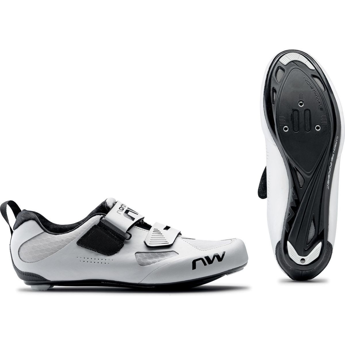 Northwave Tribute 2 Fahrradschuh Ideal für Triathleten: schnelltrocknender Radschuh mit steifer Sohle