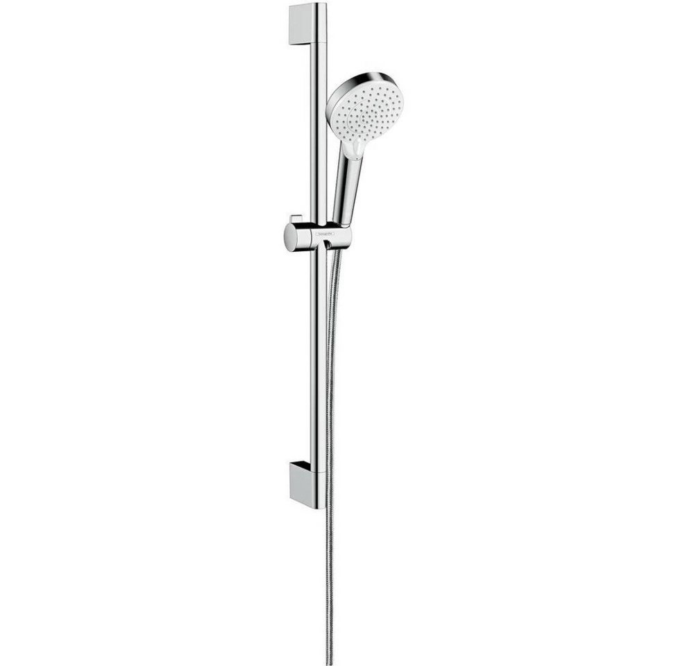 hansgrohe Duscharmatur Hansgrohe Crometta Brauseset 100 Vario mit Brausestange 650 mm