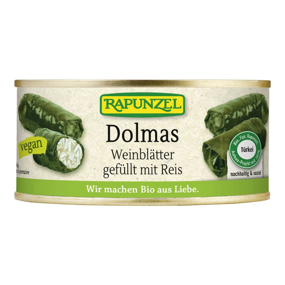 Rapunzel Antipasti Dolmas Weinblätter gefüllt mit Reis 280g